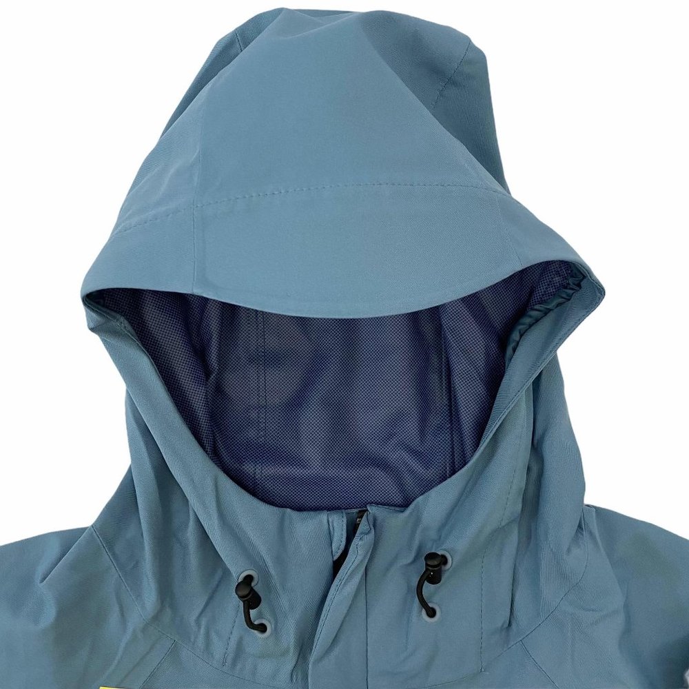 All in Motion Waterproof Rain Jacket Hooded Blue Men's Medium Large or XXL - Picture 6 of 10